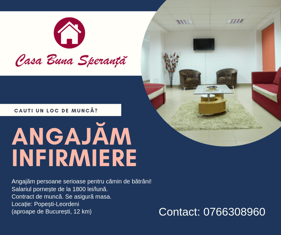 angajam infirmiere-casa bunasperanta